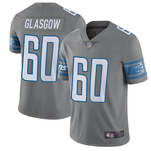 Detroit Lions Limited Steel Men Graham Glasgow Jersey NFL Football 60 Rush Vapor Untouchable